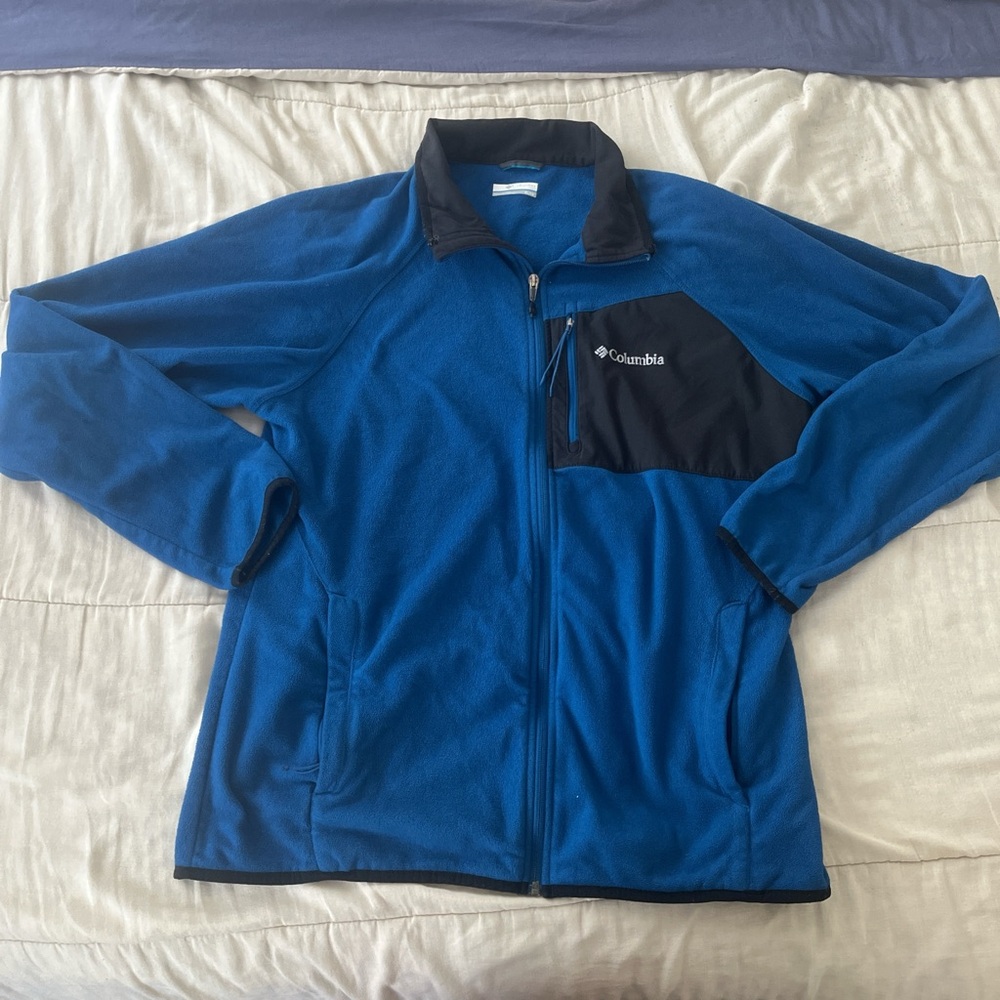 Blue Columbia fleece jacket